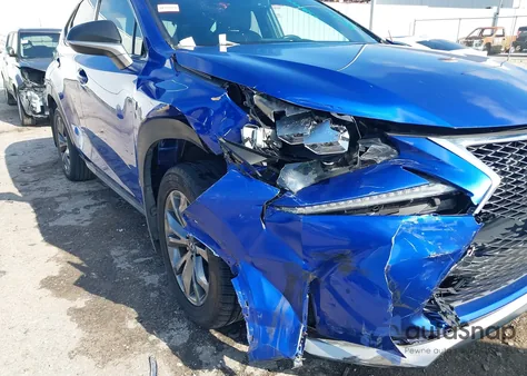 2015 Lexus Nx 200T F Sport z USA, uszkodzony, nr VIN JTJYARBZ9F2020984